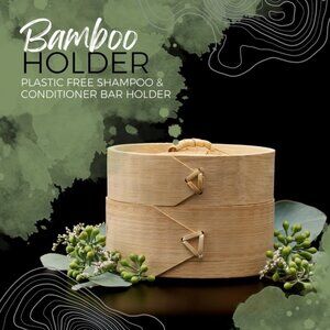 Bamboo Bar Holder for Shampoo & Conditioner Bars NWT